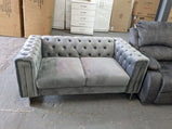 Chesterfield Fenzi Plush Fabric 3+2+1 Sofa set