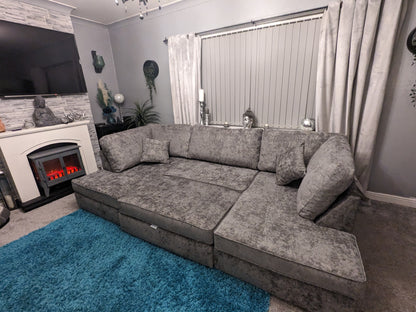 Carnaby U Shape Cinema Sofa with Large Footstool