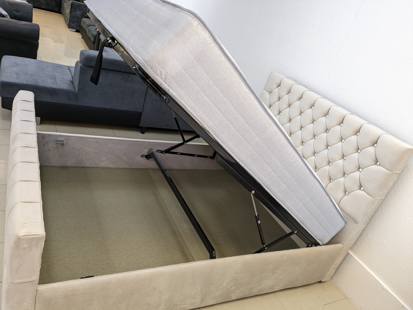 Oxford Ottoman Storage Bed Frame