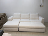 Olivia Corner Sofa with spacious footstool