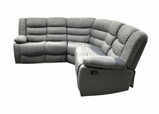 Sorrento Fabric Corner Recliner Sofa With Cup holder – Grey