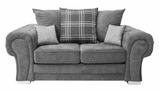 Verona Scatter Grey Fabric 3+2 Seater Sofa Set