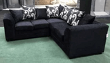 Zina Corner Sofa Chenille Fabric