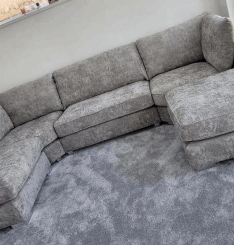 Bishop Truffle U Shape Fullback Corner Sofa