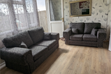 Wilcot Grey Fabric 3+2 Sofa Set