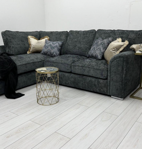 Chiswick Corner Sofa with a spacious footstool