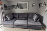 Carnaby U Shape Cinema Sofa with Large Footstool