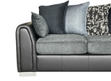 Emily Grey Chenille Fabric 3+2 Sofa Set