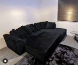 Chiswick Corner Sofa with a spacious footstool