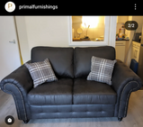 Oakland 3+2 Seater Sofa Charcoal