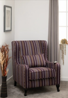 Sherborne Fireside Chair
Burgundy Stripe Fabric