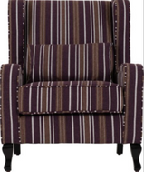 Sherborne Fireside Chair
Burgundy Stripe Fabric