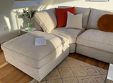 Serene Boucle Retreat U-Shape Sofa