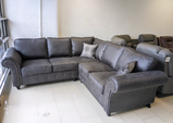 Oakland Corner Sofa Charcoal