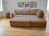 Chiswick Corner Sofa with a spacious footstool