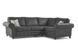 Oakland Corner Sofa Tan and Charcoal RHF/LHF