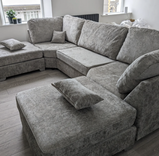 Bishop U Shape Fullback  Corner Sofa