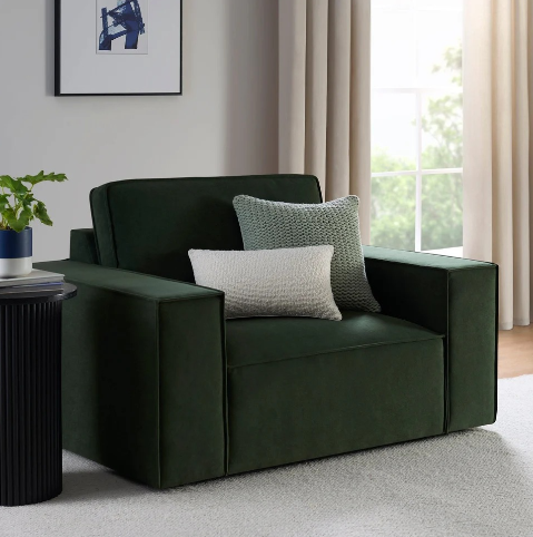 Sloane Plush Velvet Armchair