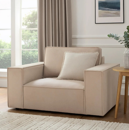 Sloane Plush Velvet Armchair