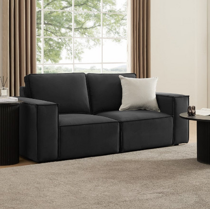 Sloane Plush Velvet 2 Seater Sofa