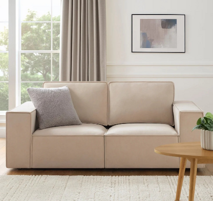 Sloane Plush Velvet 2 Seater Sofa
