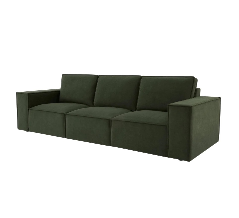 Sloane Plush Velvet 3 Seater Sofa