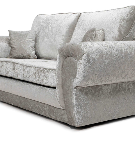 Tangent 3 + 2 Seater Sofa Silver Shimmer