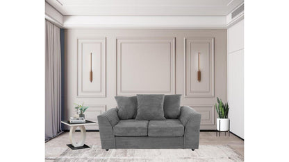 Byron Grey Cord 2 Seater
