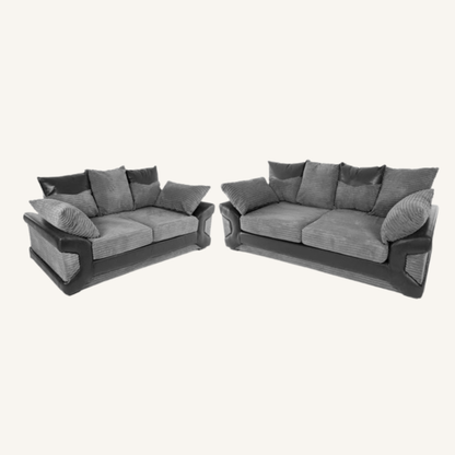 Dino 3+2 Seater Sofa Set Jumbo Cord Fabric