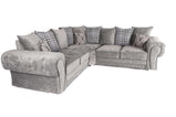 Verona Scatter Grey Fabric Corner Sofa