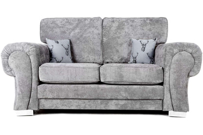 Verona Grey Fabric 3+2 Full back Cushions