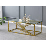 Vista Clear Glass Coffee Table