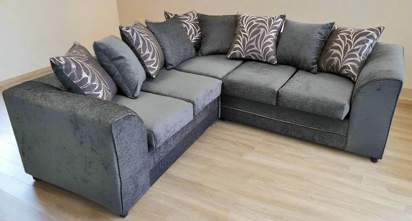 Zina Corner Sofa Chenille Fabric
