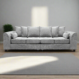 Rosa Soft Chenille 4 Seater Sofa