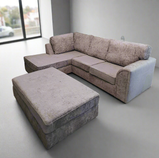 Chiswick Corner Sofa with a spacious footstool