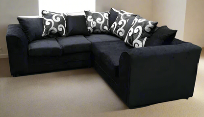 Zina Corner Sofa Chenille Fabric