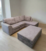 Chiswick Corner Sofa with a spacious footstool