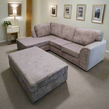 Chiswick Corner Sofa with a spacious footstool