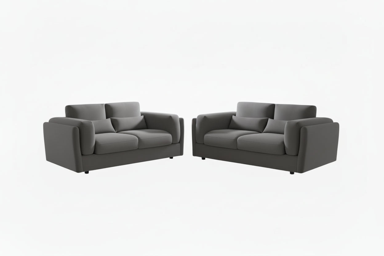 Bari Fabric 3 seater + 2 seater sofa set