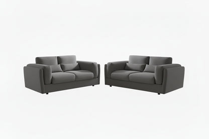 Bari Fabric 3 seater + 2 seater sofa set