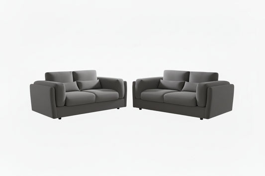 Bari Fabric 3 seater + 2 seater sofa set