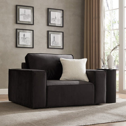 Sloane Plush Velvet Armchair
