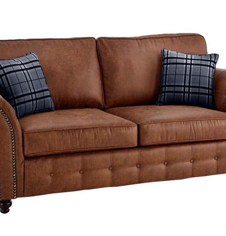 Oakland Tan 3+1+1 Seater Sofa Set