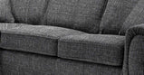 Wilcot Grey Fabric 3 Seater Sofa