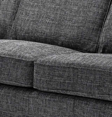 Wilcot Grey Fabric 3 Seater Sofa