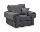 Wilcot Grey Fabric Armchair