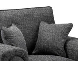 Wilcot Grey Fabric Armchair