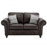 Oakland 2 Seater Sofa Tan/Charcoal