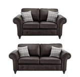 Oakland 3+2 Seater Sofa Charcoal