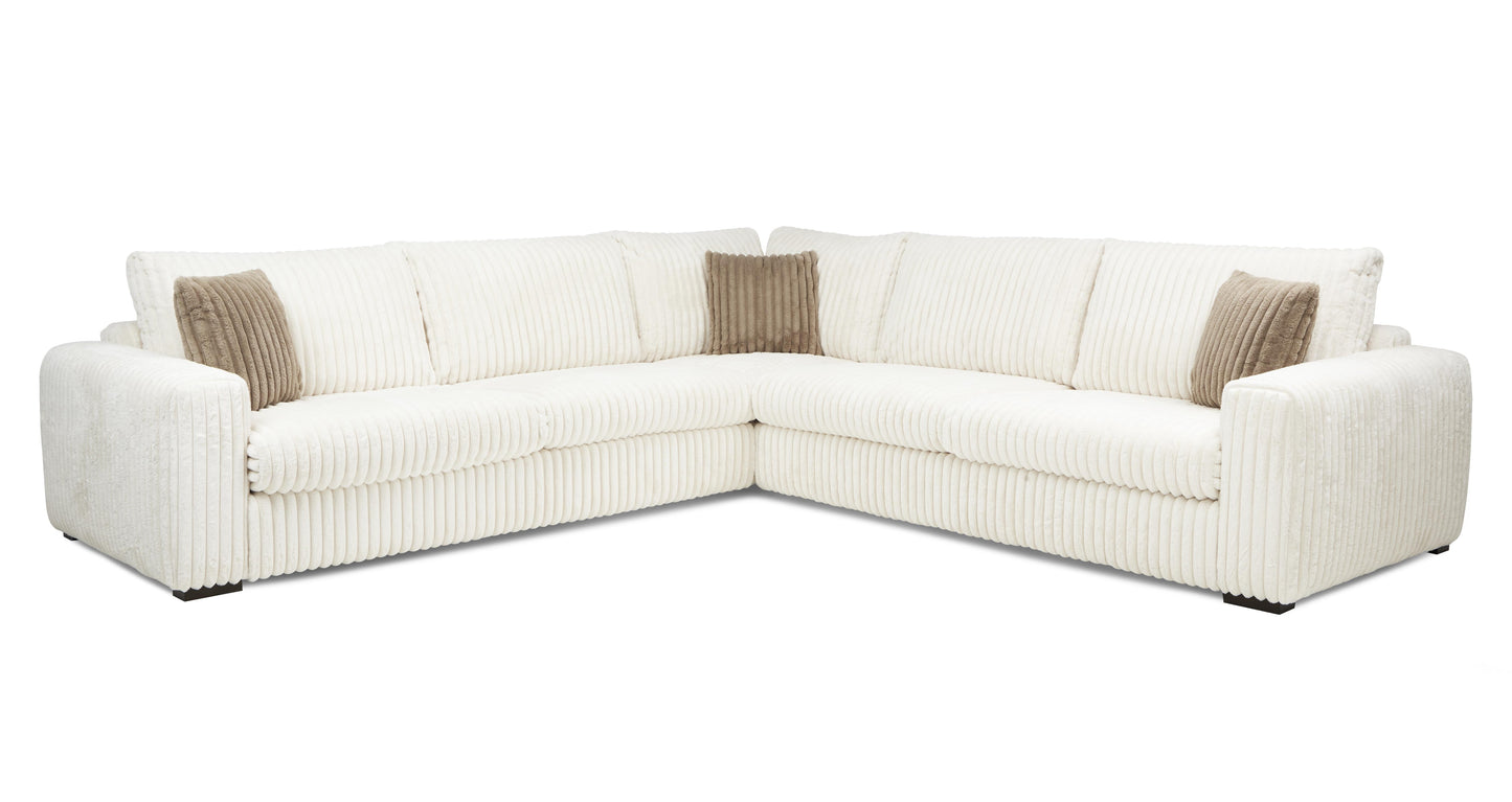 Luvette Fabric Corner Sofa